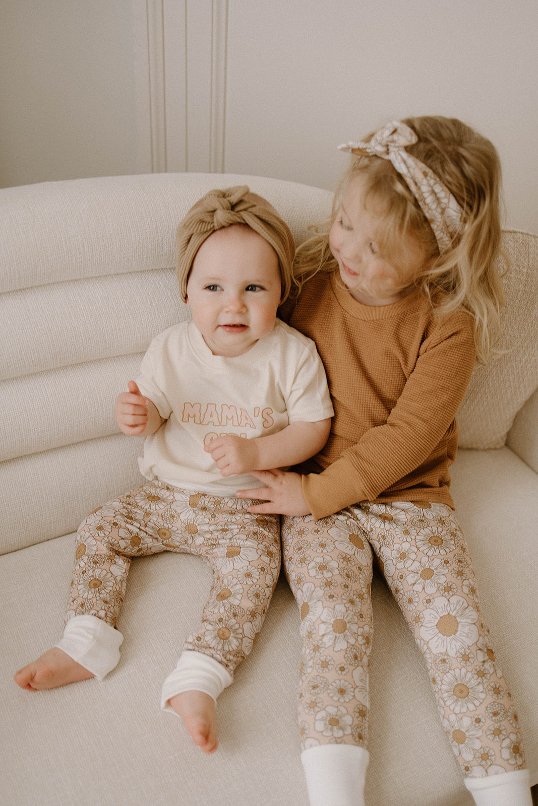 Babe Knotted Headband | Blush Daisy