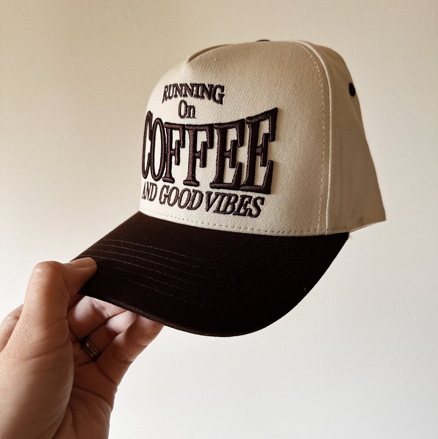 Embroidered Adult HAT | Coffee