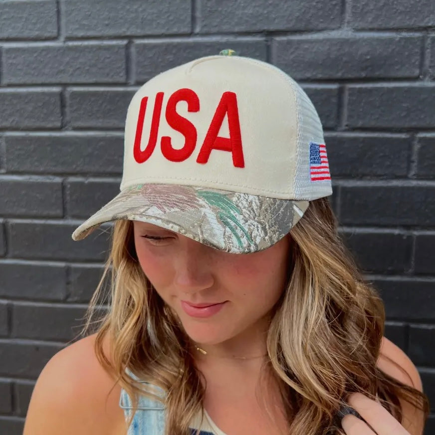 ADULT HAT | USA CAMO