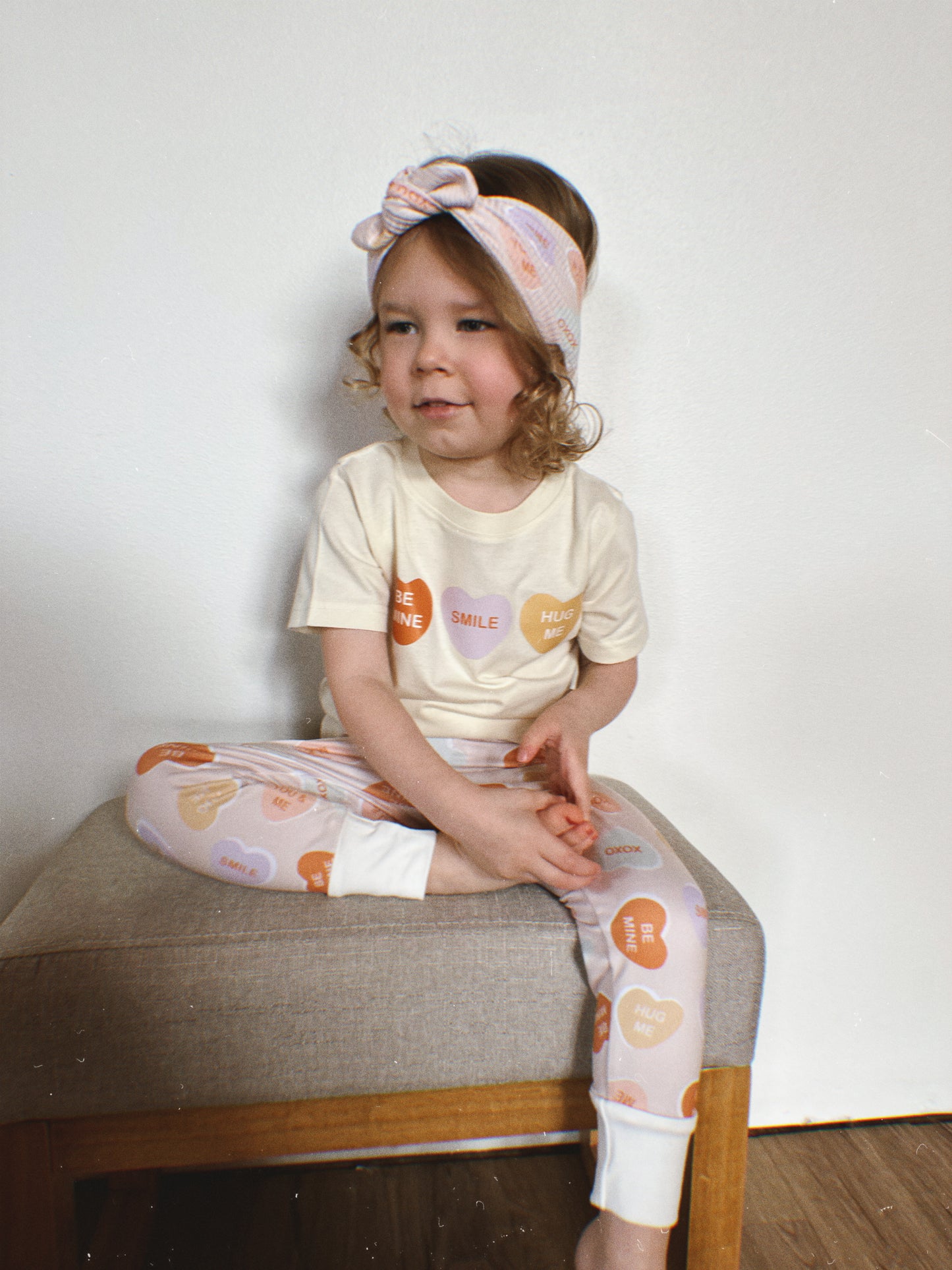 Babe Knotted Headband | Convo Hearts Ribbed