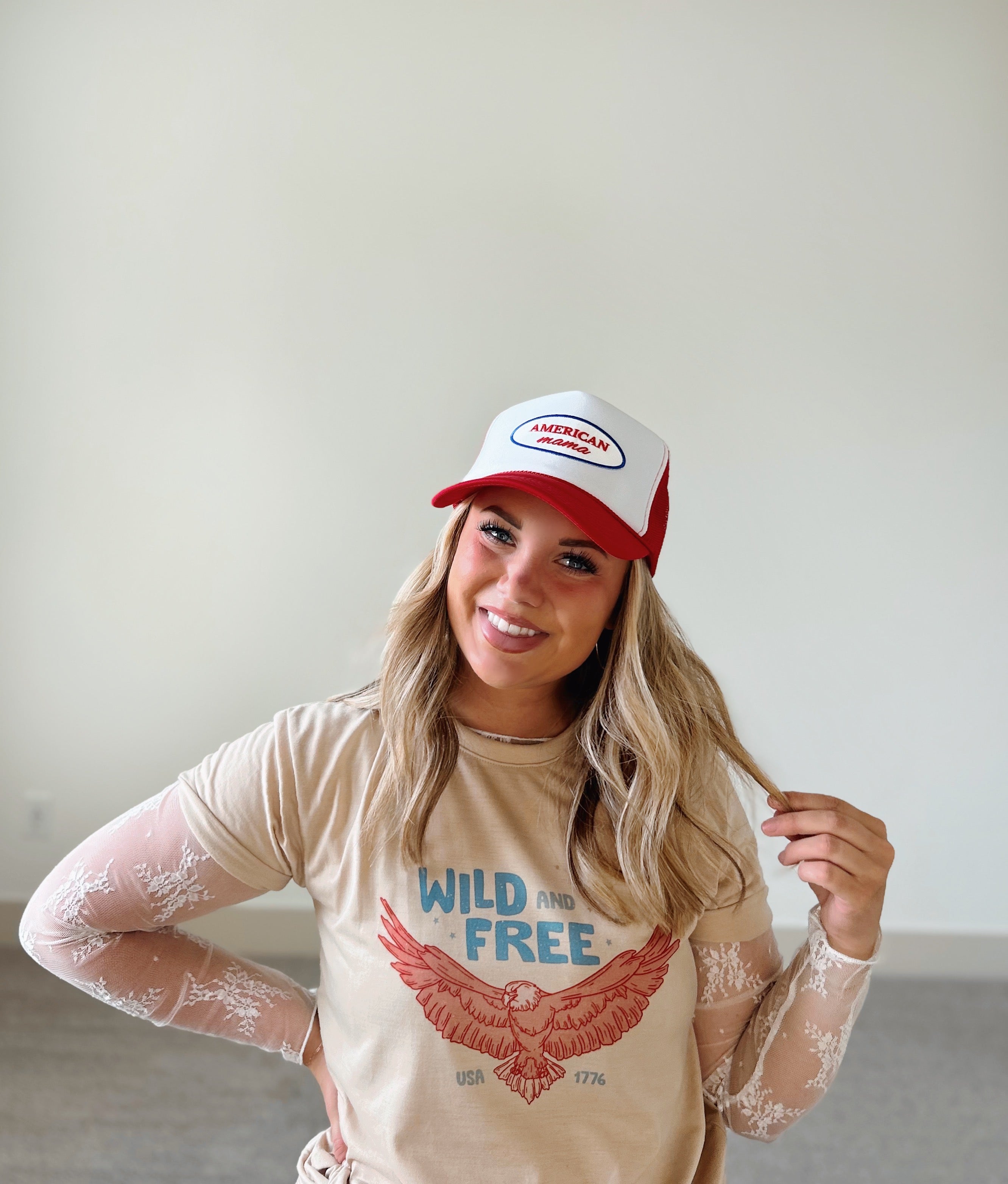 DENVER CO COLLAB | Adult Trucker Hat | Flag | American Mama