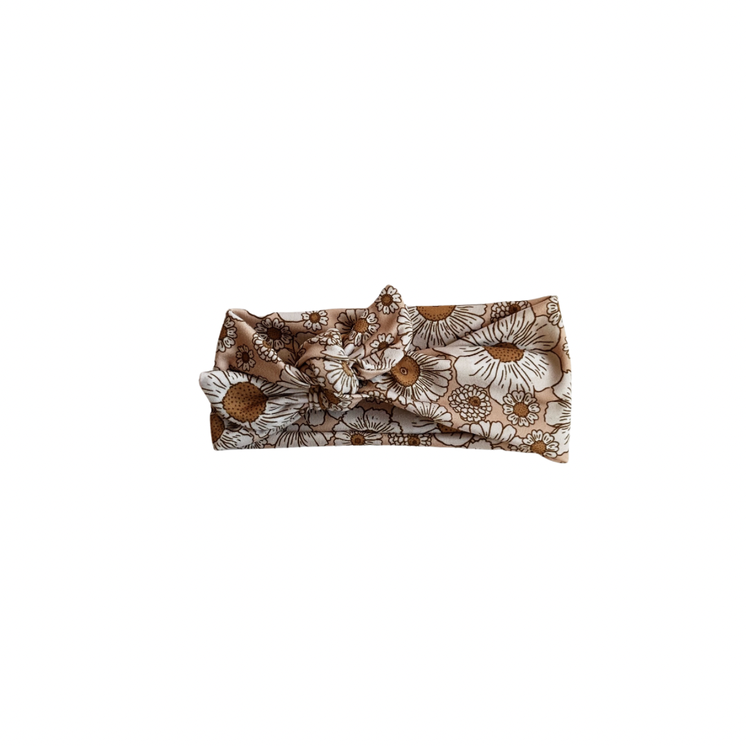 Babe Knotted Headband | Blush Daisy