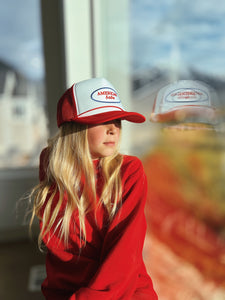 DENVER CO COLLAB | Babe Trucker Hat | Flag | American Babe