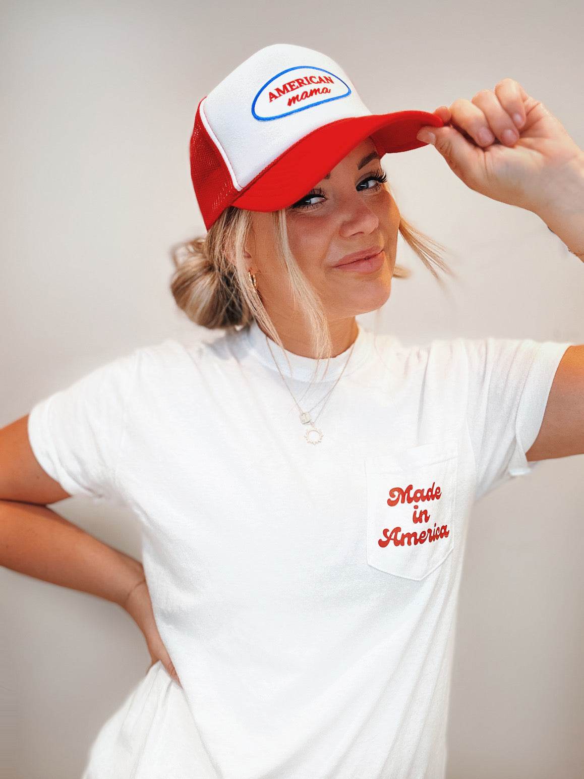 DENVER CO COLLAB | Adult Trucker Hat | Flag | American Mama