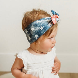 Adult or Babe Knotted Headband | Stars + Stripes