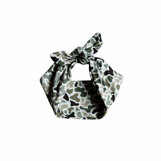 Babe or Adult Knotted Headband | Camo
