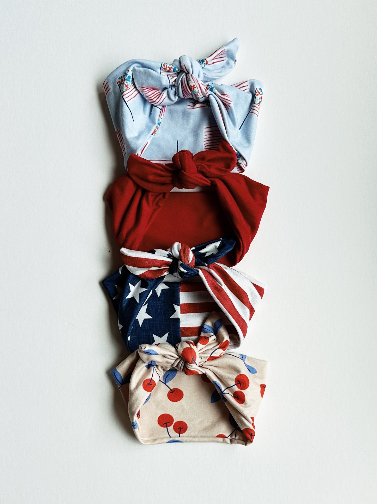 Babe or Adult Knotted Headband | Stars & Stripes
