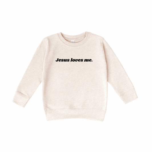 FLEECE CREW  | Jesus Loves Me