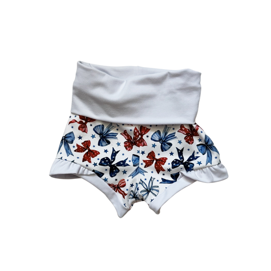 LOW INVENTORY Ruffle Shortie - American Bows
