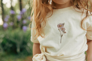 COTTON TEE | BIRTH FLOWER | leave note at checkout