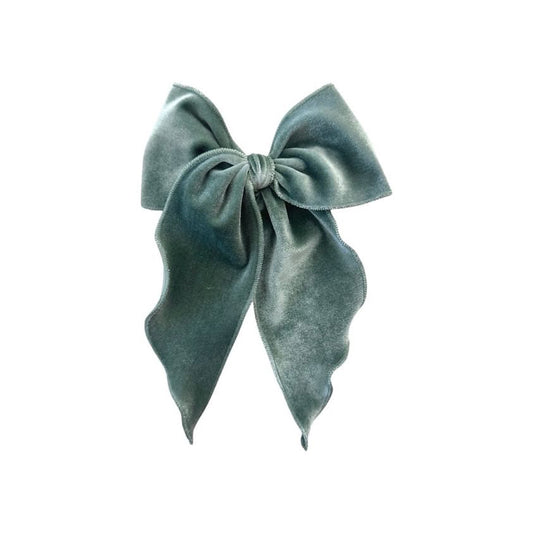 Velvet Bow | Spruce | 3 Sizes