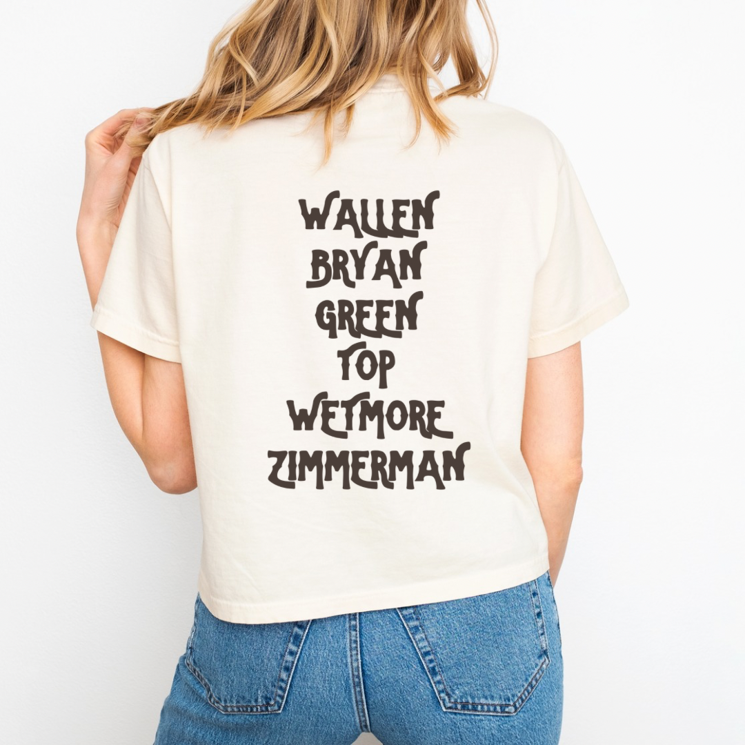 ADULT UNISEX TEE | Raised on Country Music  | 3 Options