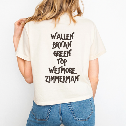ADULT UNISEX TEE | Raised on Country Music  | 3 Options
