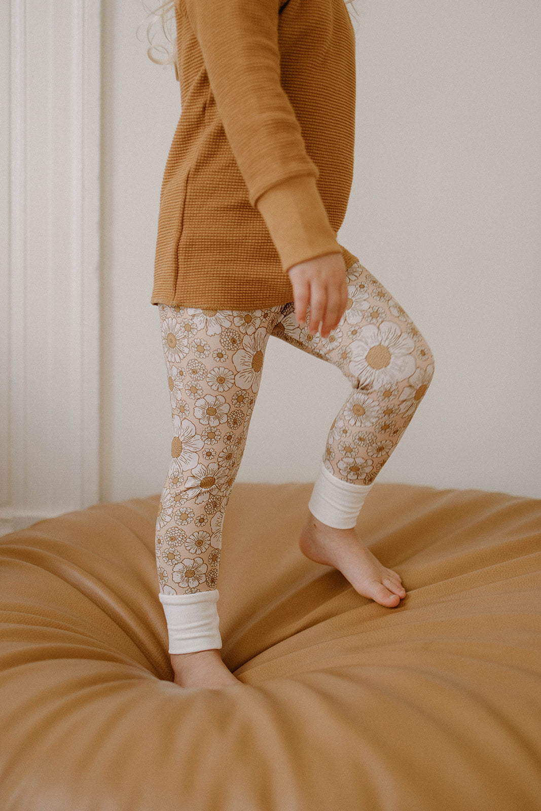 Handmade Leggings | Blush Daisy