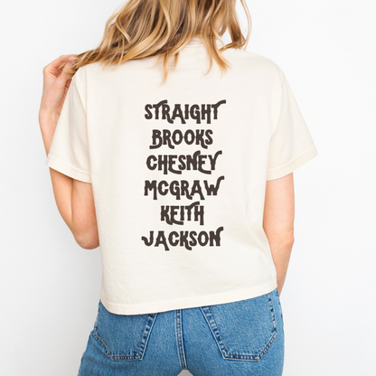 ADULT UNISEX TEE | Raised on Country Music  | 3 Options