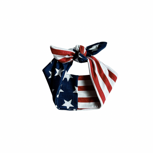 Babe or Adult Knotted Headband | Stars & Stripes