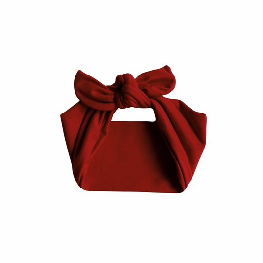 Babe or Adult Knotted Headband | True Red