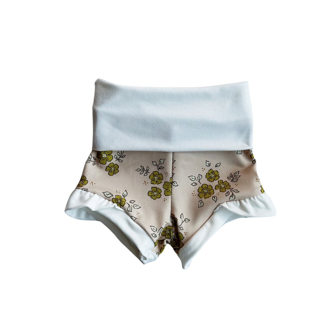 Ruffle Shortie - Floral