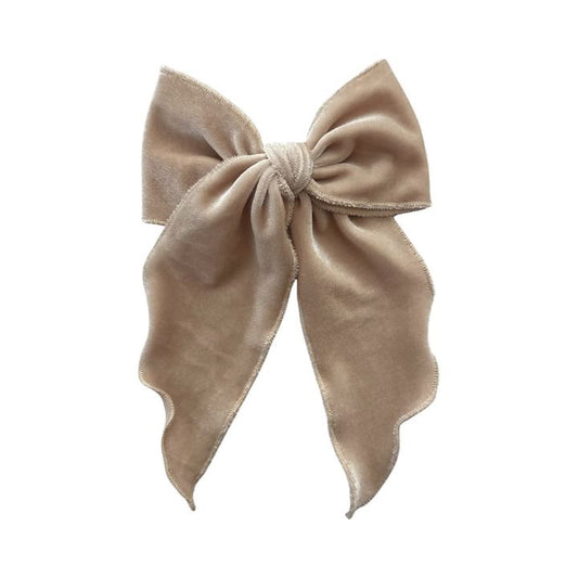 Velvet Bow | Ivory | 3 Sizes