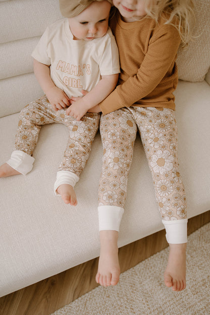 Handmade Leggings | Blush Daisy