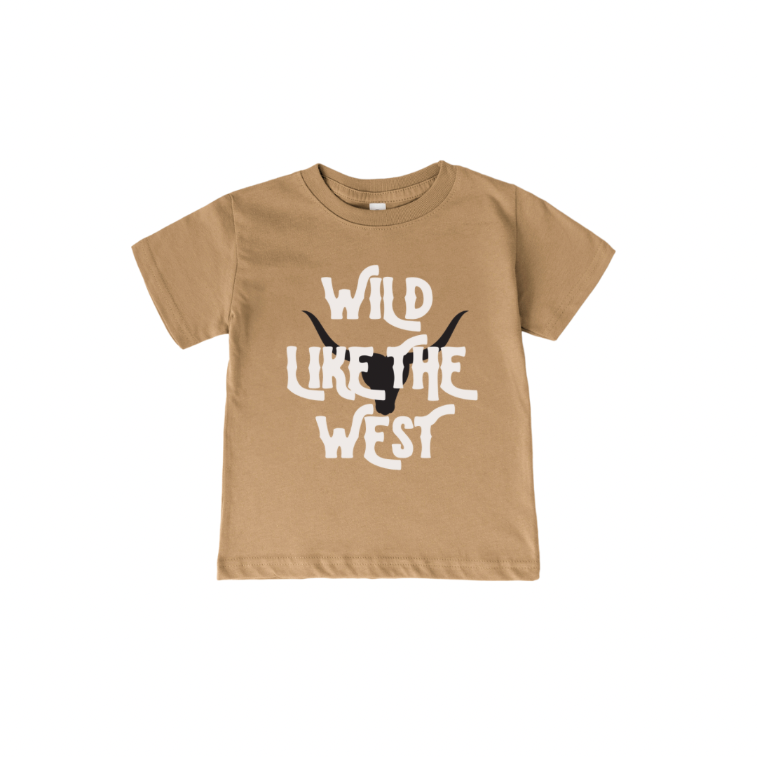 100% FINE Cotton TEE | Wild Like The West