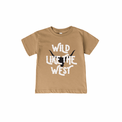 100% FINE Cotton TEE | Wild Like The West