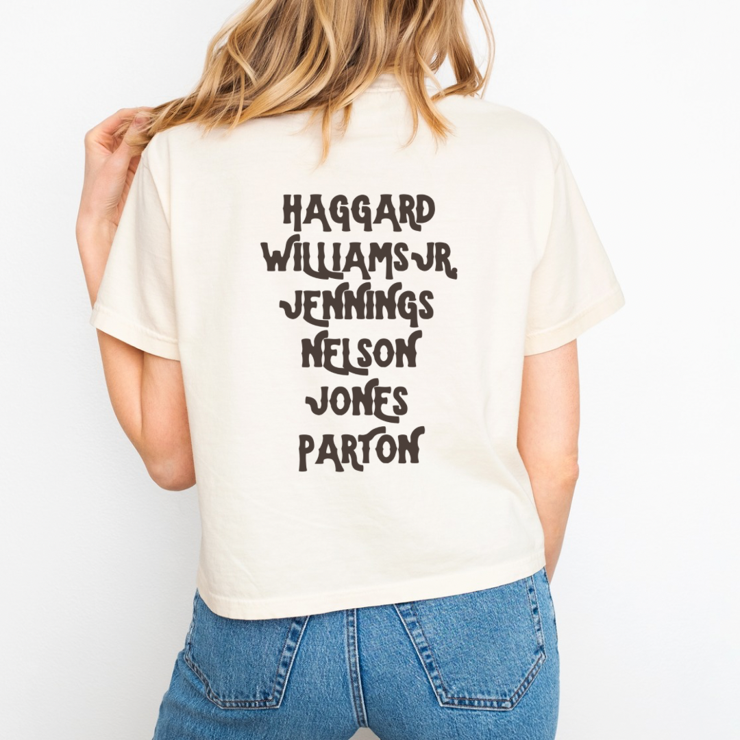ADULT UNISEX TEE | Raised on Country Music  | 3 Options