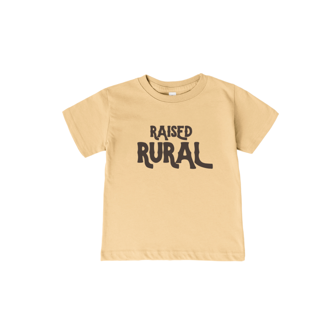 100% FINE Cotton TEE | Raised Rural
