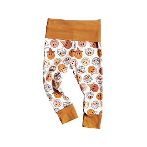 Signature Leggings | Pink Spooky Smileys