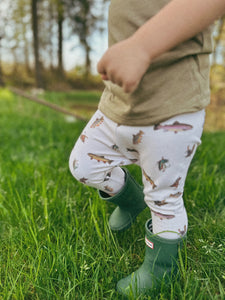 French Terry Leggings | Fly Fish w/ Jake