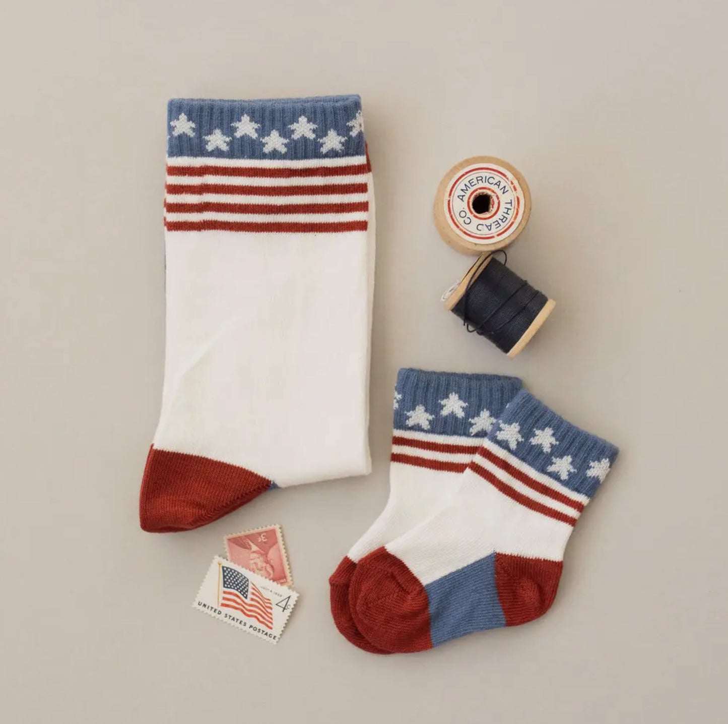 Stars & Stripes Infant/Toddler/Adult Socks