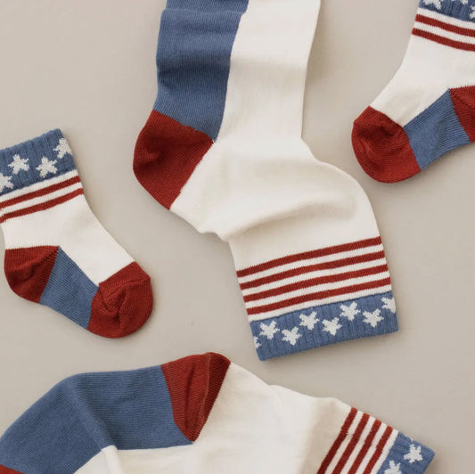 Stars & Stripes Infant/Toddler/Adult Socks