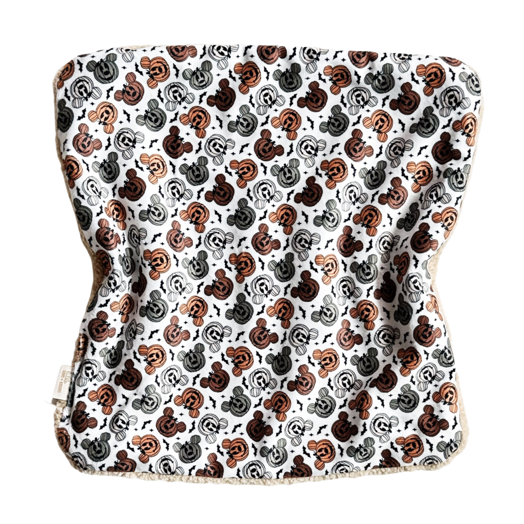 Minky Lovey | Mickey Pumpkin