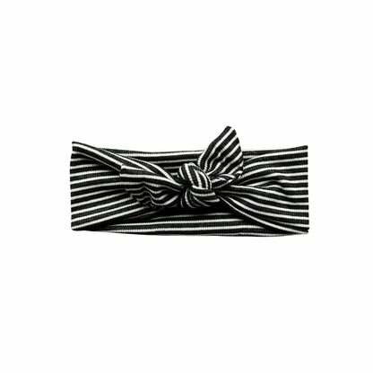 PREORDER Babe Knotted Headband | Stripe Ribbed