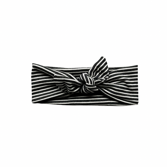 PREORDER Babe Knotted Headband | Stripe Ribbed