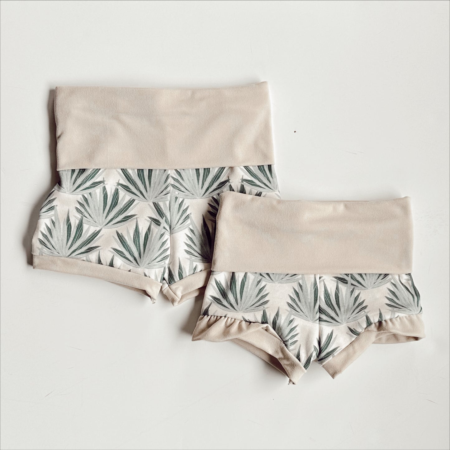 Ruffle Shorties - CACTI ALOE