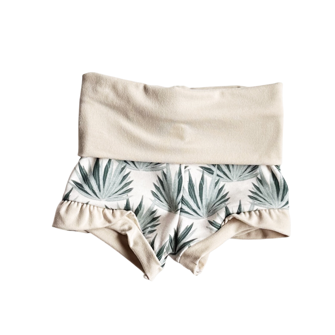 Ruffle Shorties - CACTI ALOE