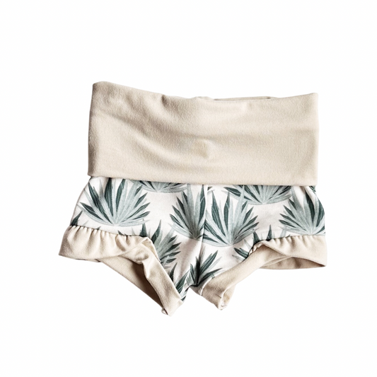 Ruffle Shorties - CACTI ALOE