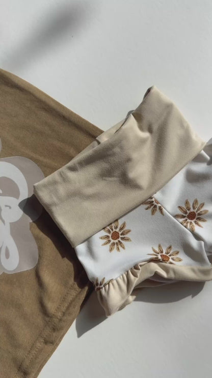 Ruffle Shortie - Sunflower